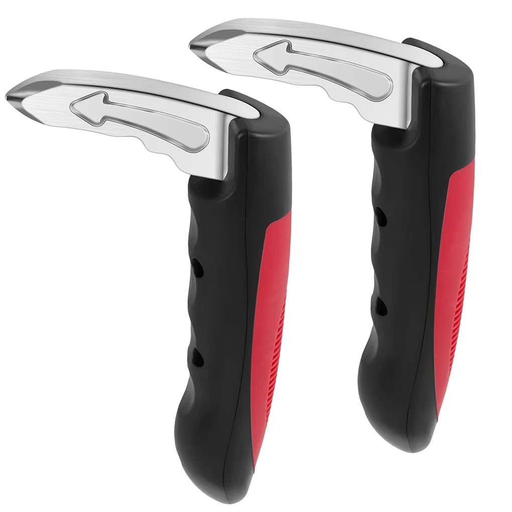 2Pcs Car Door Assist Handle 2 in 1 Multifunction Vehicle Support Handles Window Breaker Portable Automotive Car Handle Assist