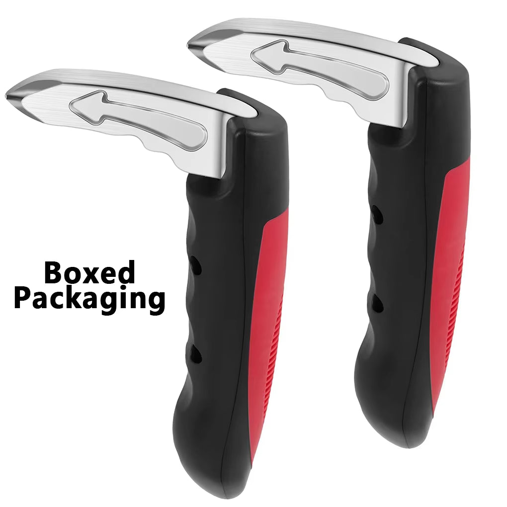 2Pcs Car Door Assist Handle 2 in 1 Multifunction Vehicle Support Handles Window Breaker Portable Automotive Car Handle Assist